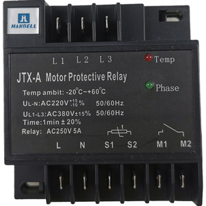 Relé de Protección de Motor Hanbell Jtx A, AC250V 5A, Monitoreo de Temperatura de Fase para Protección de Compresores - Product Image 1