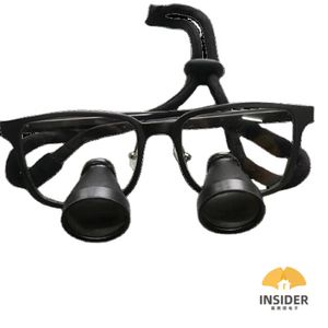 マグネシウム合金フレーム付き3.5X歯科用顕微鏡黒い医療用外科用歯科用ルーペの歯科用拡大鏡 - Product Image 2