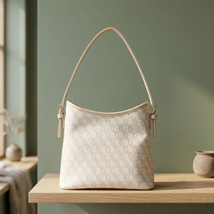 Women's <b>Large</b> Capacity Crossbody Tote <b>Bag</b> Single Strap ZIP Closure Polyester Lining HALEA <b>BAG</b> - Product Image 2