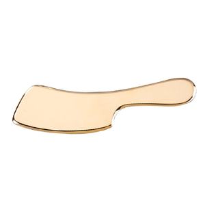 Imprimir logotipo Placa de raspado de cobre en forma de cuchillo/Herramienta de masaje Gua Sha para <span class=keywords><strong>SPA</strong></span> - Product Image 1