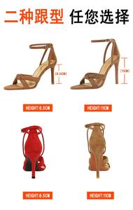 Scarpe eleganti da sera tacchi <span class=keywords><strong>a</strong></span> <span class=keywords><strong>spillo</strong></span> estivi da donna sandali eleganti da donna sandali <span class=keywords><strong>con</strong></span> spalline <span class=keywords><strong>con</strong></span> <span class=keywords><strong>tacco</strong></span> alto e punta <span class=keywords><strong>a</strong></span> punta incrociata nera - Product Image 3