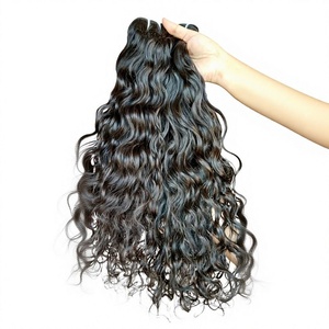Extensions de cheveux humains indiens Remy 100% Jerry Curly Loose Wave de 8 pouces, qualité 10A - Product Image 1