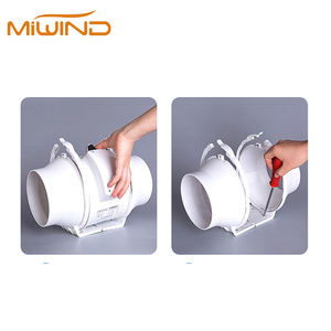 Ventilateur ligne d'échappement en ligne, 6 pouces, 265cfm, AC, silencieux, système de Ventilation pour tente de croissance - Product Image 6