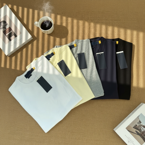 T-shirt da uomo a maniche corte girocollo in puro cotone di alta qualità, traspirante e ad asciugatura rapida, 2026 R e L Laaaurennn - Product Image 4