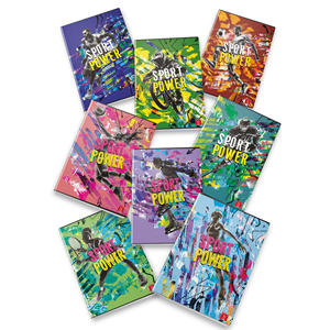 Cuaderno MAXI SPORT POWER 50 hojas con líneas, 1 línea, ASS - Product Image 1