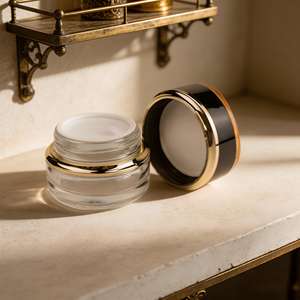 Flacons de soin de la peau de luxe vides en verre de 30, 40g, 50, <span class=keywords><strong>100</strong></span>, 120ml – Ensemble de pots à crème et flacons de lotion pour le visage - Product Image 2