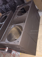 En gros DS218B Boîtier vide pour double subwoofer 18 pouces, pour basses puissantes