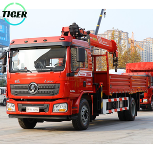 שאקמן 6 x4 8 טון 5 טון 8 טון משאית רכוב הרמת מנוף - Product Image 2