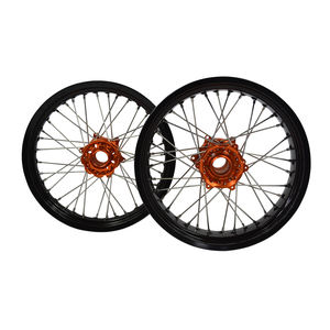 Juego de ruedas de radios de aleación de 17 pulgadas para <span class=keywords><strong>KTM</strong></span> EXC SXF, <span class=keywords><strong>Supermoto</strong></span>, alta calidad, cantidad mínima, <span class=keywords><strong>precio</strong></span> de fabricante - Product Image 6