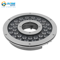 Marine Garde IP68 Étanche DMX Flottant Changement de Couleur RVB/RGBW 108W DC24V 316L En Acier Inoxydable Sous-Marin Led Fontaine Lumière