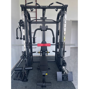 Machine Smith multifonctionnelle commerciale, système multi-usages pour la maison, <span class=keywords><strong>banc</strong></span> de <span class=keywords><strong>musculation</strong></span> complet, ensemble de poulies, équipement de <span class=keywords><strong>musculation</strong></span>, machine Smith - Product Image 4