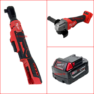 Prix d'usine : Kits d'<span class=keywords><strong>outils</strong></span> électriques 11-en-1 Milwaukee et Waukee, comprenant perceuse, visseuse, meuleuse, clé à chocs, sacs de transport, batteries 5.0Ah et chargeur 18V - Product Image 6