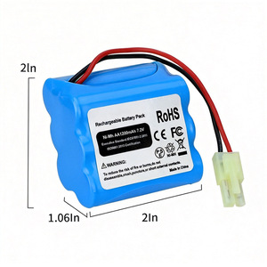 Paquete de Baterías Recargables Ni-Mh 7.2V 1200mAh AA para Aspiradora Shark XB2950 Hecho en China - Product Image 2