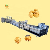 Nueva Línea de Producción de Papas Fritas de Acero Inoxidable Totalmente Automática con Certificación CE para Verduras y Frutas de Alta Productividad