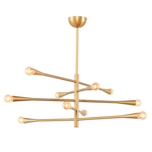 Nero e oro finitura 12 luci 38 "ampio Sputnik <span class=keywords><strong>lampadario</strong></span> con 12 <span class=keywords><strong>bracci</strong></span> - Product Image 4