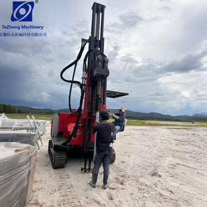 TZ536 태양광 파일 드라이버는 텔레스코픽 마스트 디자인을 갖추고 있어, 파일 사이의 유연하고 편리한 이동이 가능합니다. - Product Image 5