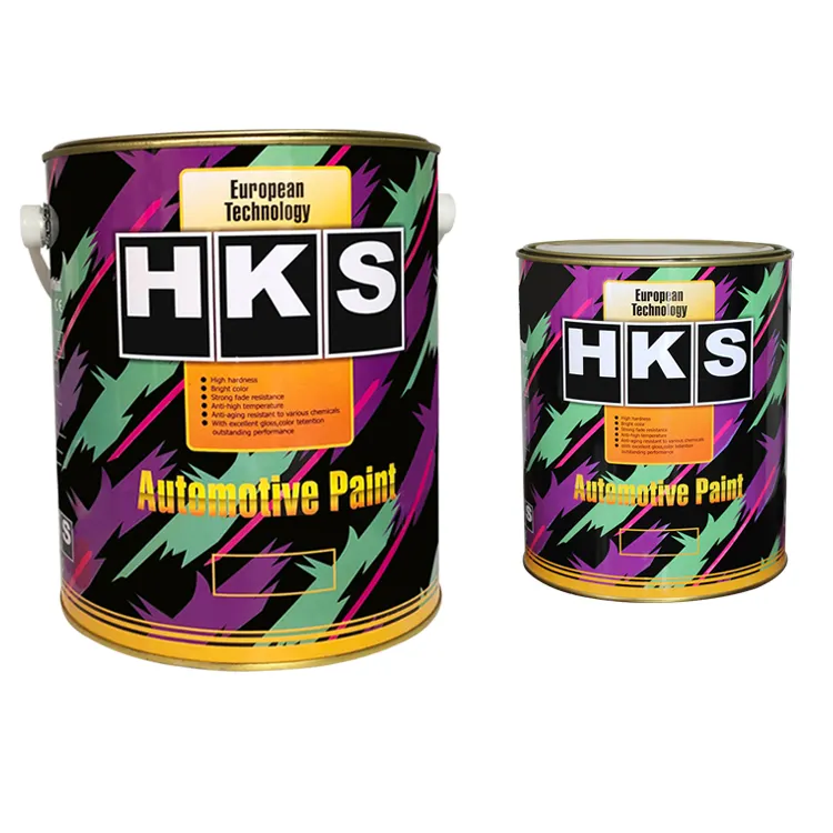 HKS automotive paints brand Factory price wholesale silver metallic car paint colors