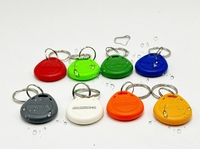 ABS RFID Keyfob Tag dengan 125KHz Chip TK4100 EM4200 EM4305 T5577 untuk kontrol akses Hotel 1K IC kartu kunci