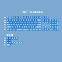 Original Factory Highly Transparent PC Keycaps on All Sides Frosted PBT Material 119 Key Keycaps