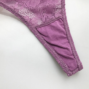 U345 nuovo Design di lusso paillettes maglia fiore Sexy cavallo <span class=keywords><strong>aperto</strong></span> mutandine da donna infradito - Product Image 3