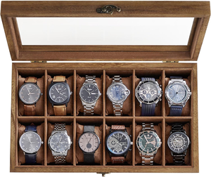 Boîte à montres en <span class=keywords><strong>bois</strong></span> artisanale, nouveau design, en <span class=keywords><strong>bois</strong></span> de manguier, avec couvercle en acrylique, organiseur de montres en <span class=keywords><strong>bois</strong></span>. - Product Image 1