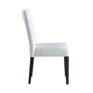 Ensemble de 2 chaises d'appoint DB Carena finition blanche pour le salon - Product Image 4