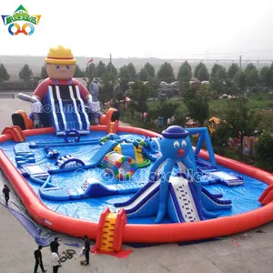 2022 phổ biến công viên nước thiết kế xây dựng một cửa servise Inflatable kỹ sư công viên nước thiết kế