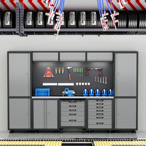 2025 Vente chaude Boîtes à outils et armoires de rangement Armoires de <span class=keywords><strong>garage</strong></span> personnalisées Armoire à outils modulaire de stockage - Product Image 3