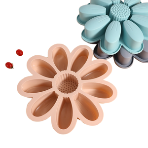 แม่พิมพ์ซิลิโคนทนความร้อนสูงรูปดอกทานตะวันขนาด 9 นิ้ว เป็นมิตรกับสิ่งแวดล้อม ไม่ติดกระทะ แม่พิมพ์<span class=keywords><strong>เค้ก</strong></span>ซิลิโคน - Product Image 1