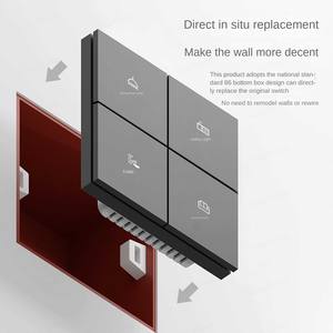 Panel Táctil Inteligente para el Hogar con 4 Teclas y Interruptor de PC de 10A para Iluminación Inteligente en Hoteles y Villas - Product Image 3