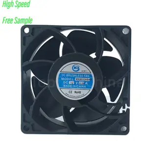 DC soğutma fanı 80mm 80x80x32mm endüstriyel yüksek hızlı taşınabilir havalandırma egzoz kompakt eksenel sessiz Fan