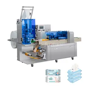 Good wet tissue paper manufacturing machine single sachet wet wipe machine