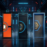 Porte insonorisée pour studio vidéo et d'enregistrement, porte coupe-feu KTV, porte de cinéma maison, porte silencieuse pour espaces de diffusion en direct