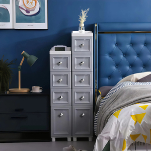 22Cm Cao Đa Hai Lớp Lưu Trữ Ngăn Kéo Nhựa Quần Áo Tủ Cho Phòng Khách Mỏng Lưu Trữ Tủ Ngăn Kéo - Product Image 3