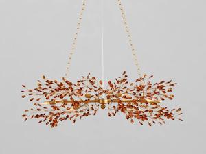 Lustre linéaire Long Fiore en cristal pour escalier, lustre pour salon, villa, lampe suspendue de luxe, <span class=keywords><strong>d</strong></span>écoration intérieure - Product Image 6