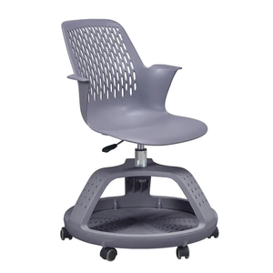 Chaise d'étude d'étudiant au design moderne Offre Spéciale avec accoudoir en plastique confortable et tablette pliable pour une utilisation en appartement scolaire - Product Image 2