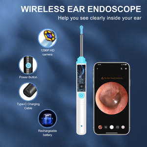 Limpiador de Oídos Visual con Cámara, Otoscopio para Eliminar Cera, Endoscopio con Carga USB C, Herramienta para Eliminar Cera, Mini Cámara para Limpiar Oídos - Product Image 2