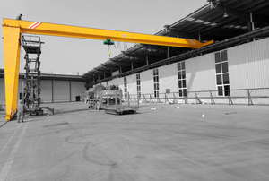 Pont roulant semi-portique monopoutre électrique 10t 5t CD MD avec commande par cabine, prix économique - Product Image 3