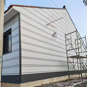 Panneau sandwich en aluminium pour murs et toitures extérieurs en polyuréthane PU ignifuge, matériau <span class=keywords><strong>de</strong></span> construction à isolation thermique - Product Image 5