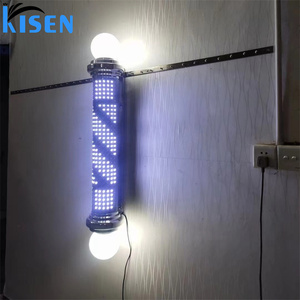 <span class=keywords><strong>Venta</strong></span> directa <span class=keywords><strong>de</strong></span> fábrica <span class=keywords><strong>de</strong></span> Kisen, peluquería tradicional, poste <span class=keywords><strong>de</strong></span> peluquero usado <span class=keywords><strong>en</strong></span> la pared, letrero LED <span class=keywords><strong>de</strong></span> barbería, luz colgante para la <span class=keywords><strong>venta</strong></span> - Product Image 6