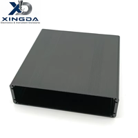 Boîtier d'extrusion en aluminium anti-ondes électromagnétiques à paroi épaisse pour transmetteur de signal et instrument de test de laboratoire