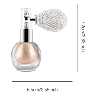 Poudre scintillante à haute brillance <span class=keywords><strong>pour</strong></span> cheveux, <span class=keywords><strong>Spray</strong></span> <span class=keywords><strong>pour</strong></span> visage et corps brillant scintillant, maquillage <span class=keywords><strong>en</strong></span> poudre - Product Image 2