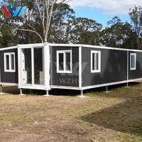 Weizhengheng boîte 3 chambres préfabriquées panneau sandwich pas cher conteneur maisons 20 40ft maison pour couple