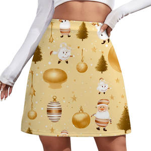 Minifalda de tubo gótica con imagen personalizada, talla XS, LICRA transpirable, nailon, lino, volantes, decoración disponible, Midi corto, estampado Digital teñido liso - Product Image 4