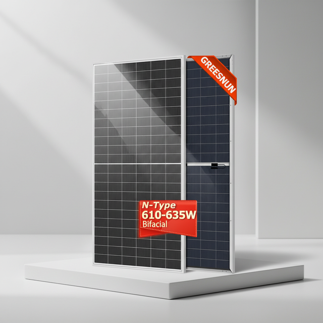 Good Price 630W 640W Bifacial Solar Panels for Factory with 30 Years Warranty