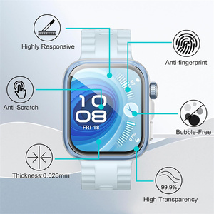 Protector de Pantalla de Vidrio Templado Aibangjia, Antihuellas, Sin Burbujas, para <span class=keywords><strong>Huawei</strong></span> <span class=keywords><strong>Watch</strong></span> <span class=keywords><strong>Fit</strong></span> 4 Pro - Product Image 1