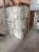 Panneaux muraux en pierre artificielle PU légers, ignifuges et écologiques pour l'extérieur des hôtels et villas, carreaux muraux décoratifs 3D 5