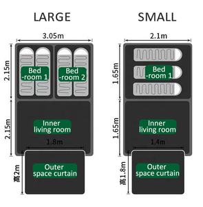 Tienda de Campaña Impermeable para Exteriores, Plegable, Instantánea, con Mosquitero, para 8-12 Personas - Product Image 6