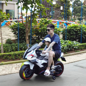 3-15岁儿童成人特大号可充电电动摩托车玩具车，带电池电源双座 - Product Image 2