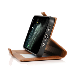 Custodia protettiva per telefono in pelle per iPhone 14 Pro Max 13 custodia per telefono antiurto con portafoglio per contanti da 12 carte - Product Image 5